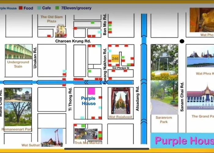 Purple House King Br Walk To Grand Palace