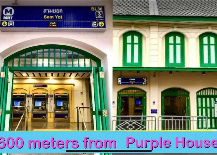 公寓式飯店 Purple House King Br Walk To Grand Palace